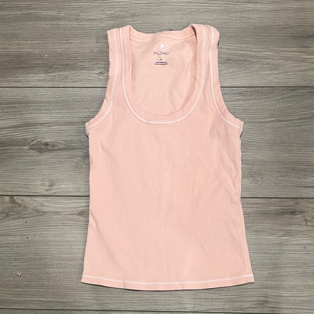 Pilcro Light Pink Tank Top